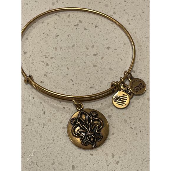 Alex and Ani Fleur de Lis bracelet - Picture 6 of 7